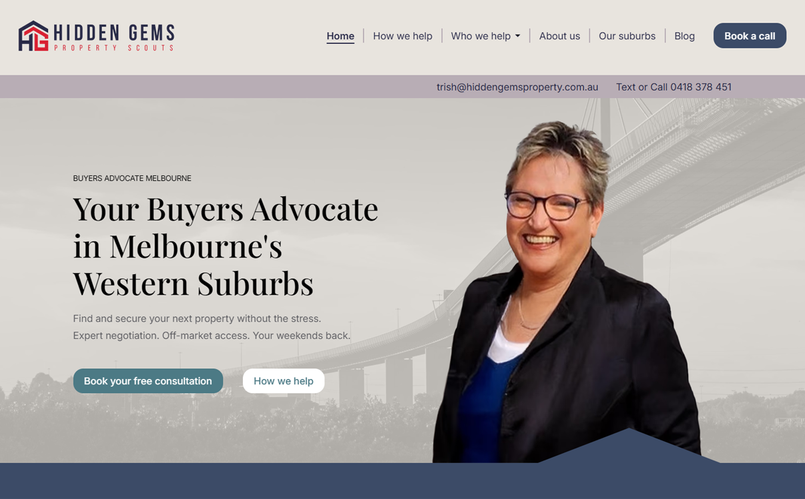 A happypath website - Hidden Gems Property Scouts