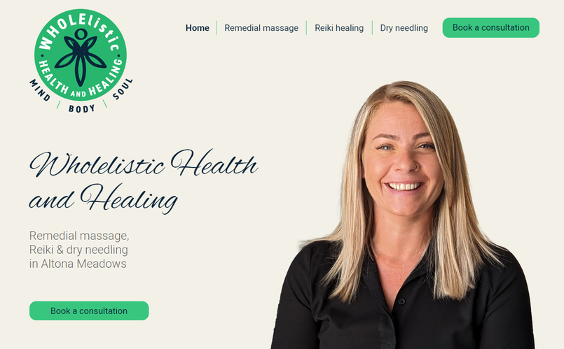 A happypath website - Wholelistic Health and Healing