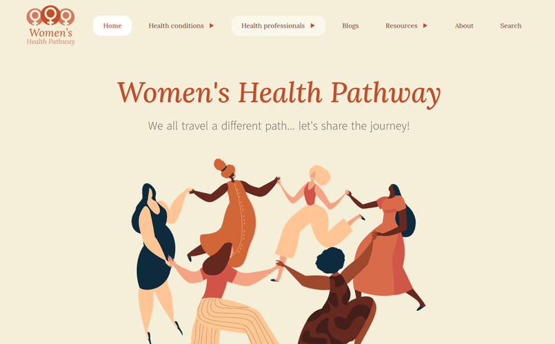 A happypath website - Women's Health Pathway