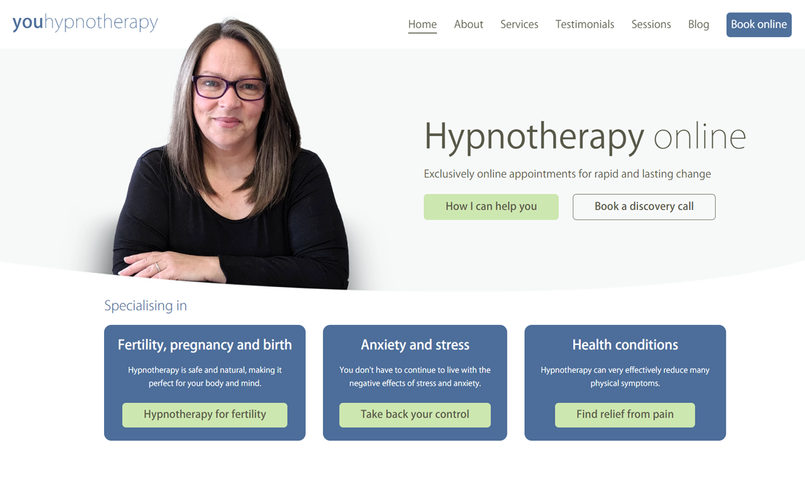 A happypath website - You Hypnotherapy